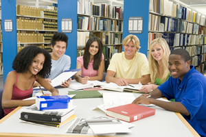 Students In Library